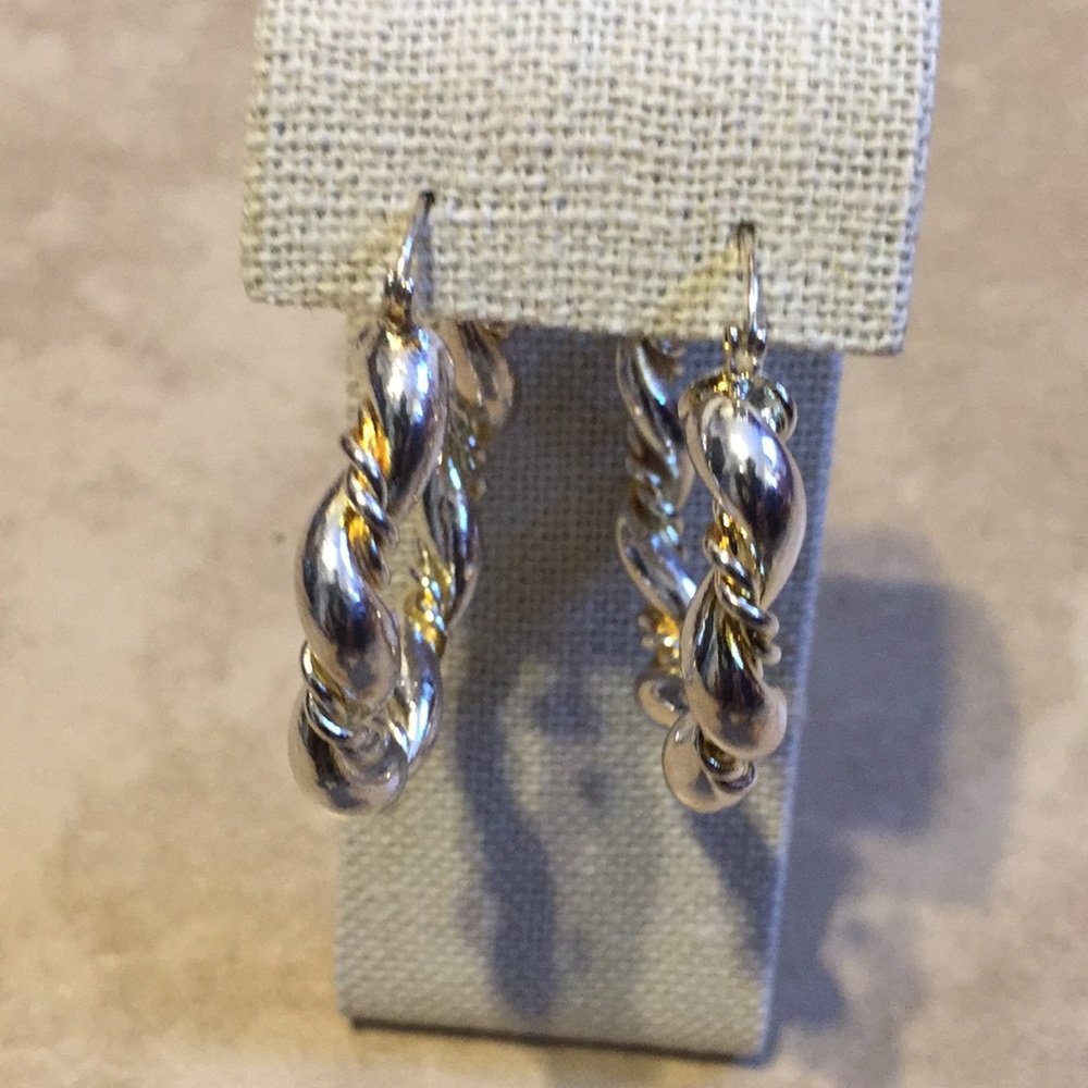 925 Sterling Silver hoops Earrings